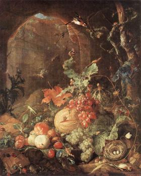 讓 達維德玆 德 希姆 Still-life with Bird-nest